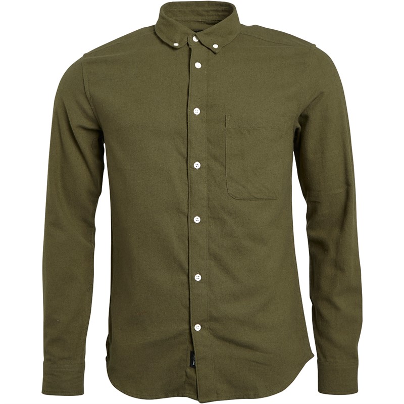 ONLY & SONS Chemises à Manches Longues Homme Vert