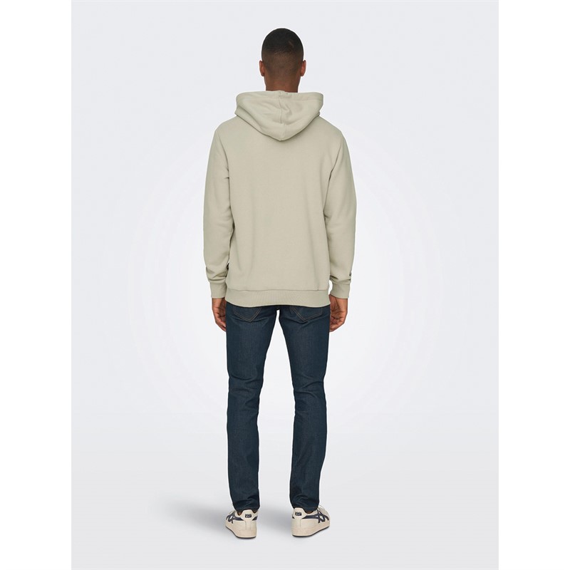 Only & Sons ONSBRETT REG LOGO - Sweat à capuche - darkest spruce/vert Only & Sons ONSBRETT REG LOGO - Sweat à capuche - darkest spruce/vert