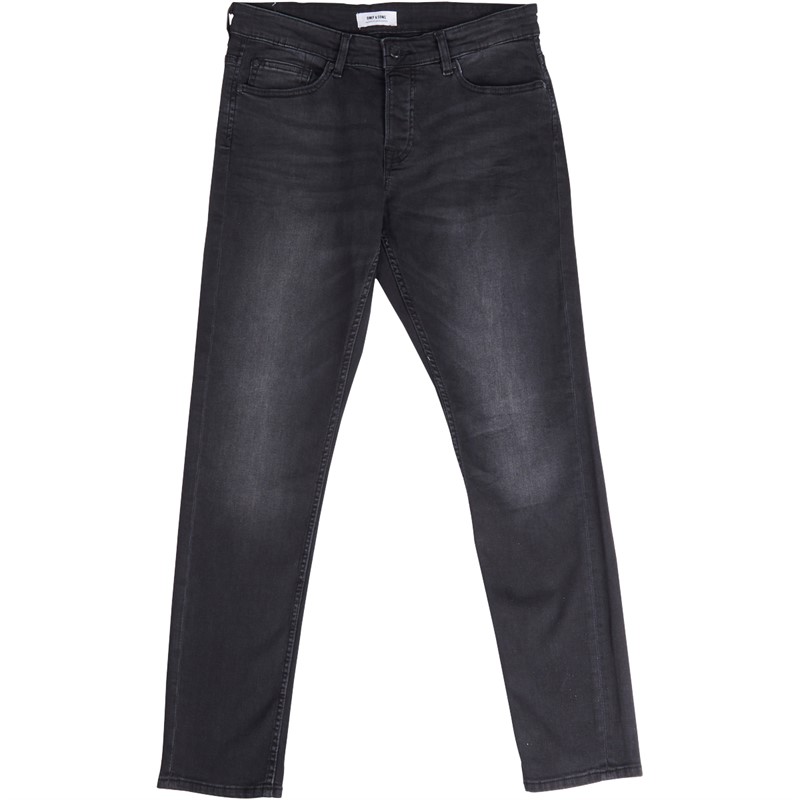 ONLY & SONS Herre Loom Slim Jeans Sort