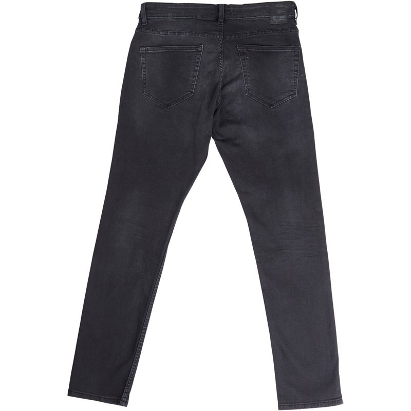 ONLY & SONS Herre Loom Slim Jeans Sort