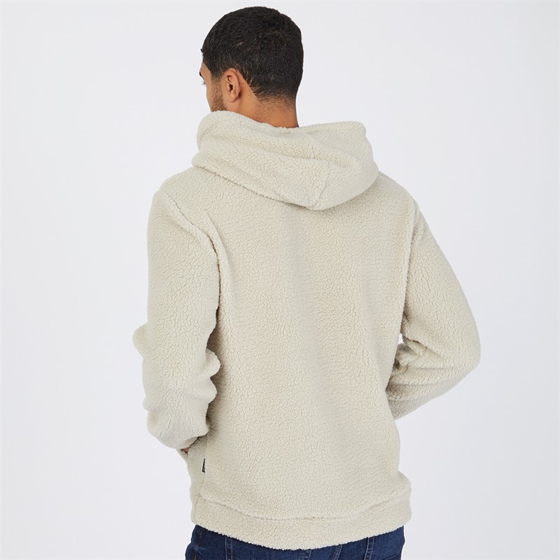 ONLY & SONS Mens Teddy Borg Hoodie Beige