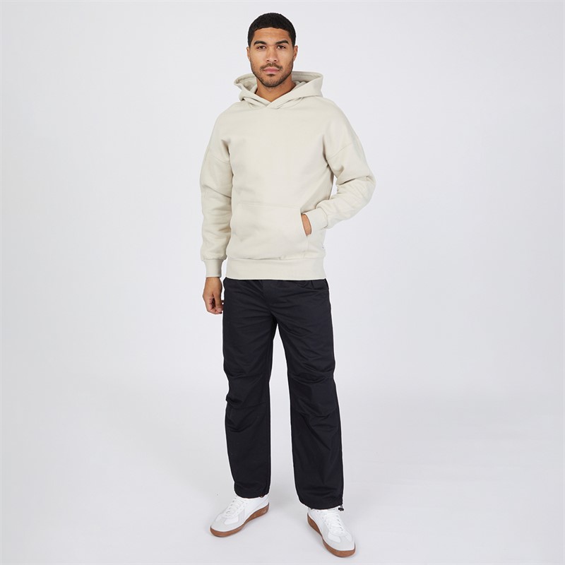 ONLY & SONS Mens Dan Life Relaxed Fit Hoodie Silver Lining