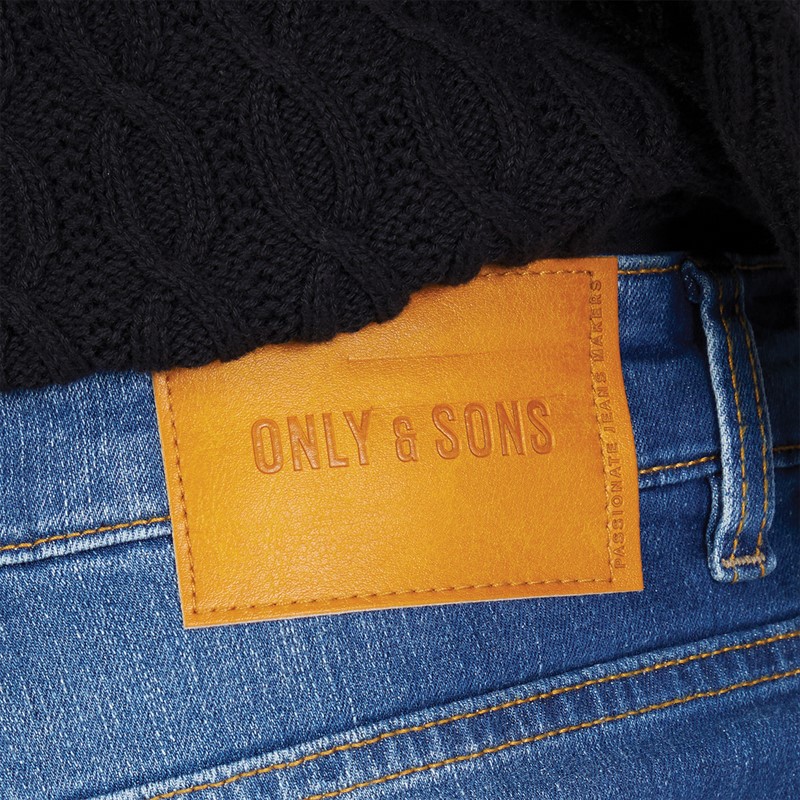 ONLY & SONS Mens Loom 3030 Slim Fit Jeans Blue Denim