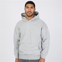 ONLY & SONS Mens Dan Life Relaxed Fit Hoodie Light Grey Melange