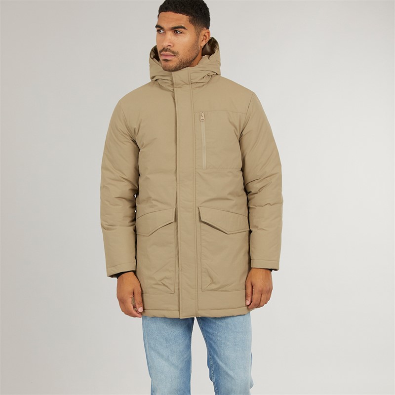 ONLY & SONS Mens Global Parka Jacket Chinchilla