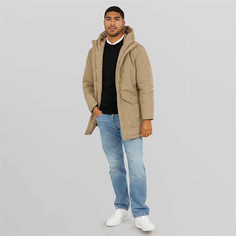 ONLY & SONS Mens Global Parka Jacket Chinchilla