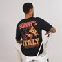 ONLY & SONS Mens Tristan Relax T-Shirt Black/Sonnys Italy