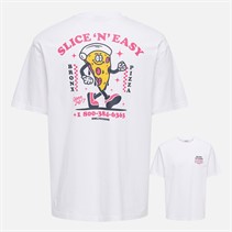 ONLY & SONS Mens Tristan Relax T-Shirt Bright White/Slice N Easy