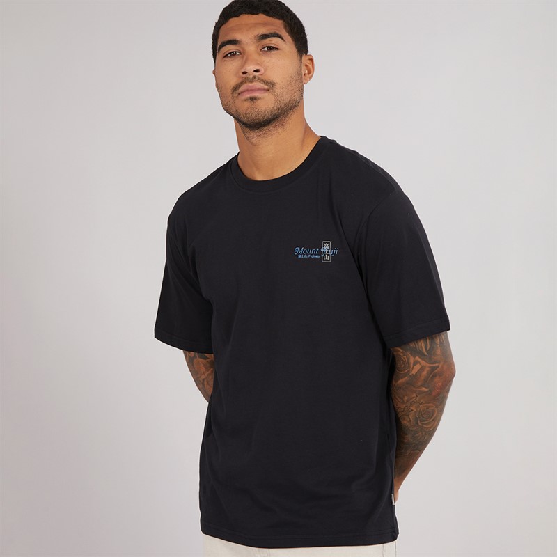 ONLY & SONS Mens Tristan Relax T-Shirt Black/Mount Fuji