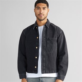 Giubbotto Uomo Jack E Jones Only Sons Giacca Di Jeans Nera