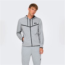 ONLY & SONS Mens Liam Hoodie Light Grey Melange
