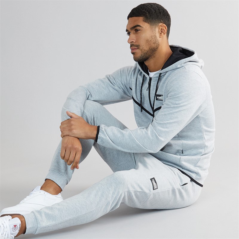 ONLY & SONS Mens Liam Hoodie Light Grey Melange