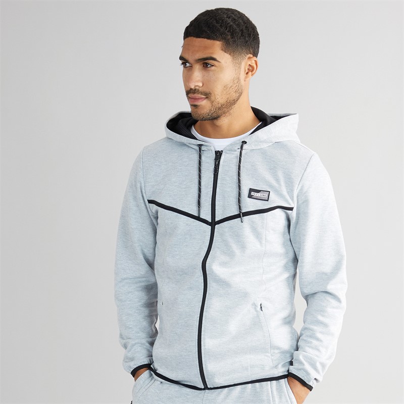 ONLY & SONS Mens Liam Hoodie Light Grey Melange