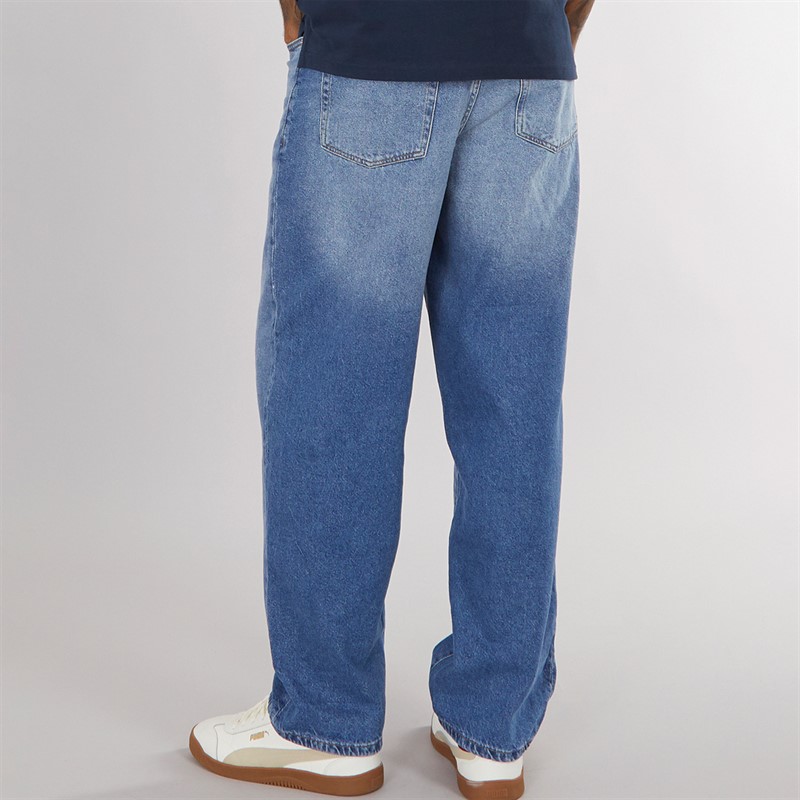 ONLY & SONS Jean Délavé Ample Homme Denim Bleu Moyen