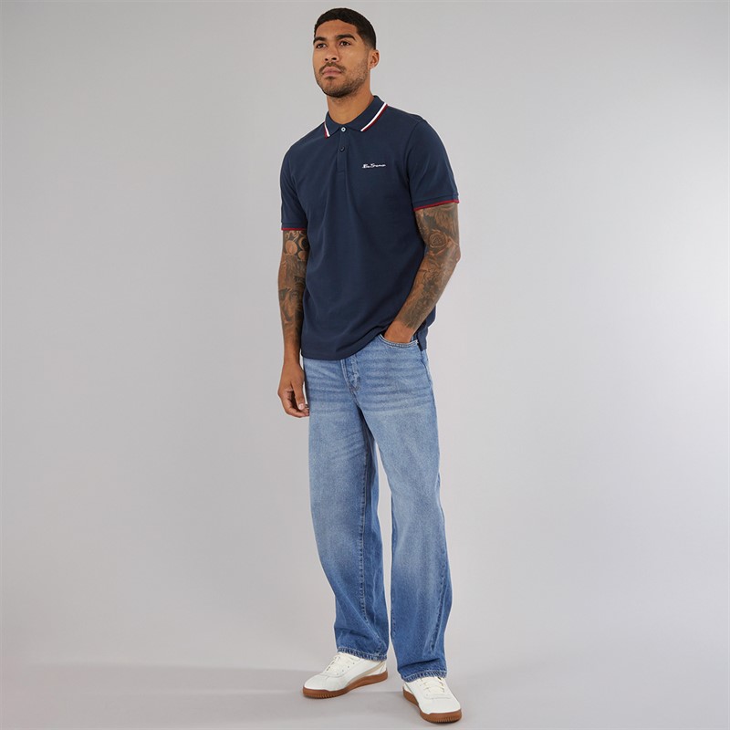 ONLY & SONS Jean Délavé Ample Homme Denim Bleu Moyen