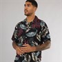 ONLY & SONS Herre Wayne Kortærmet Viscose Skjorte Sort