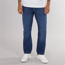 ONLY & SONS Heren Edge Rechte Spijkerbroek Donkerblauw Denim