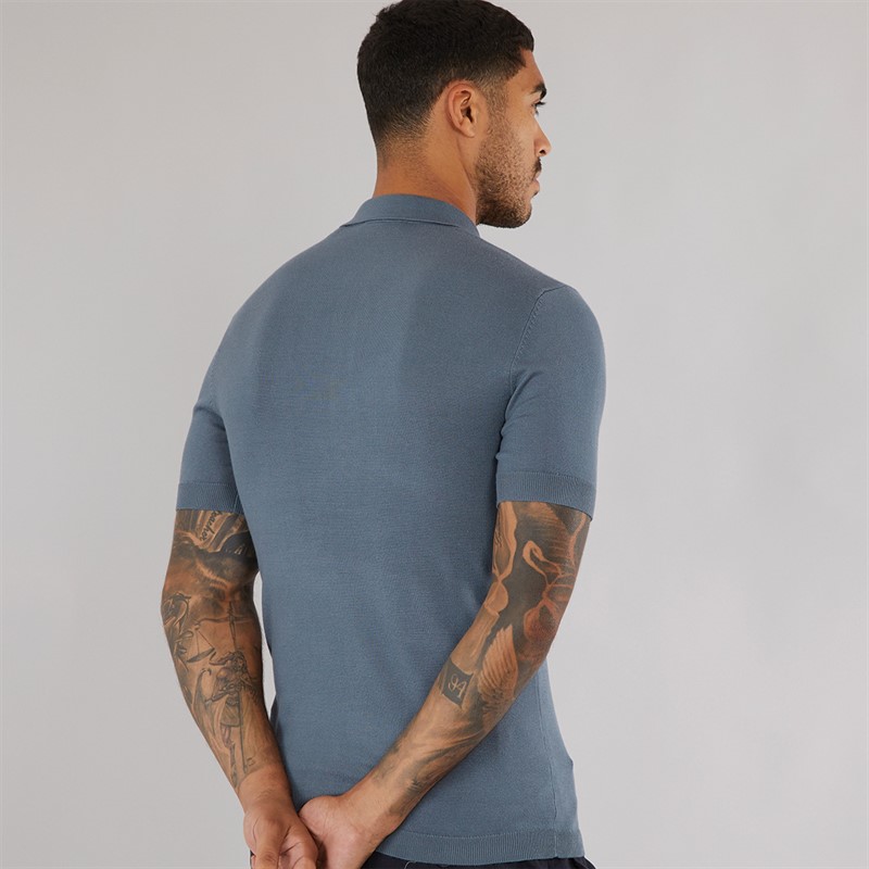 ONLY & SONS Mens Wyler Short Sleeve Polo Shirt Stormy Weather