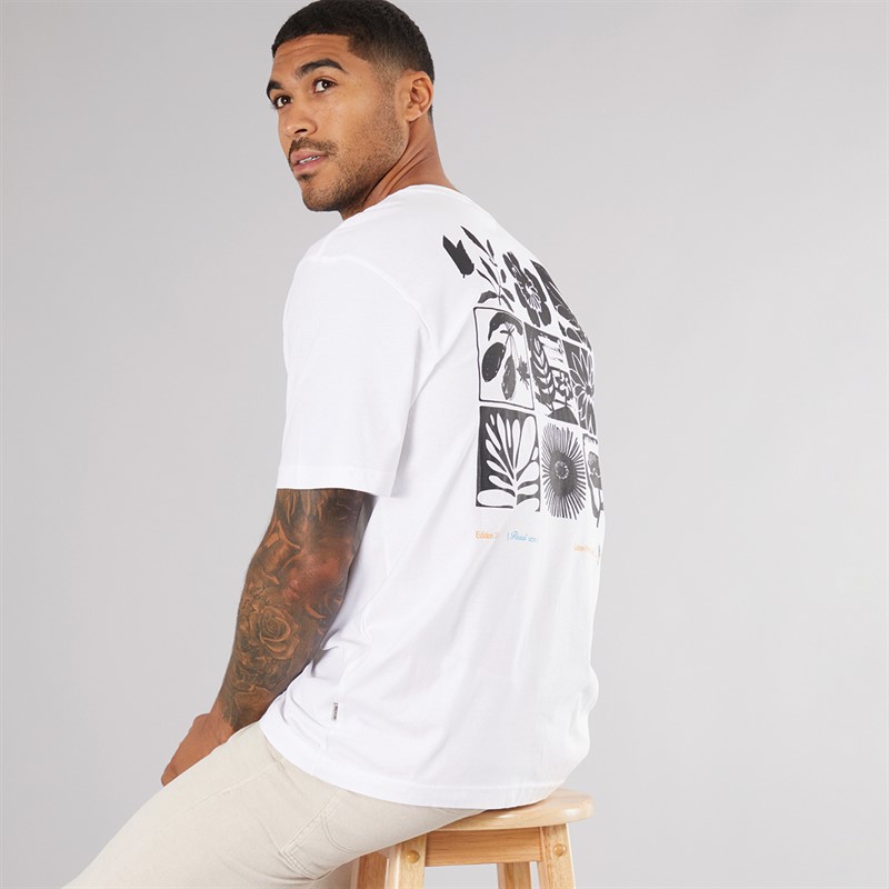 ONLY & SONS Mens Tristan Relax T-Shirt Flores