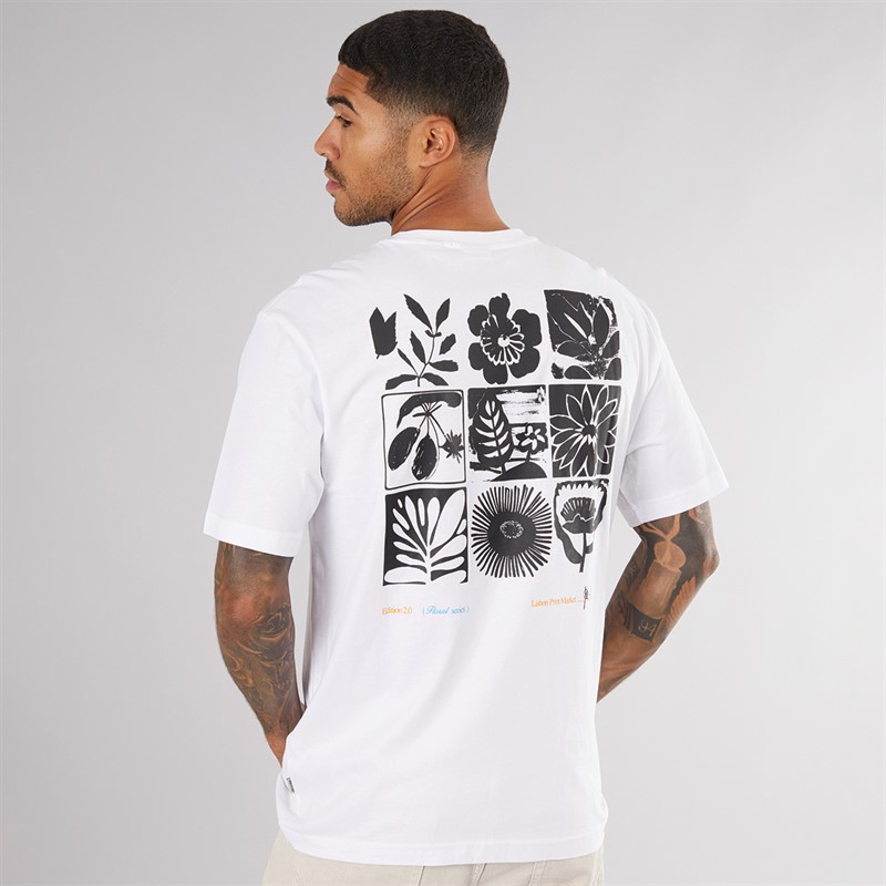 ONLY & SONS Mens Tristan Relax T-Shirt Flores