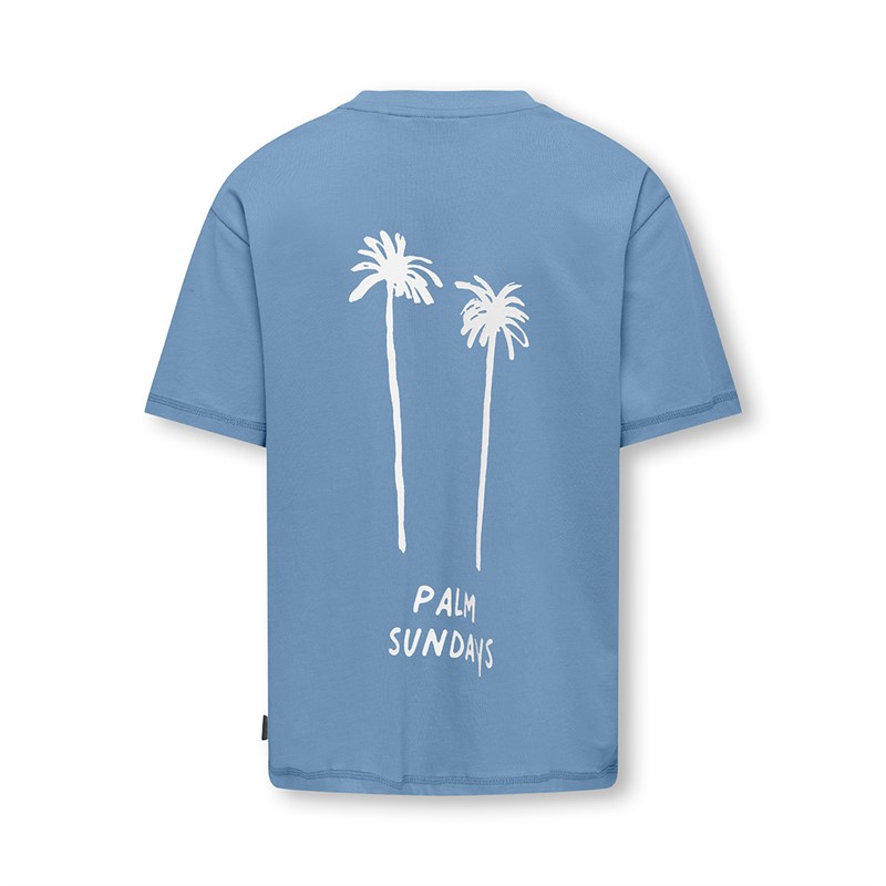 ONLY & SONS Junge Menes Locker T Shirt Endless Sky