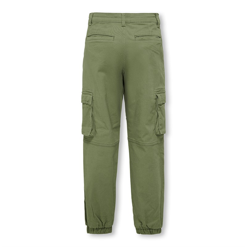 ONLY & SONS Drenge Camouflage Cargo Bukser Deep Lichen Green