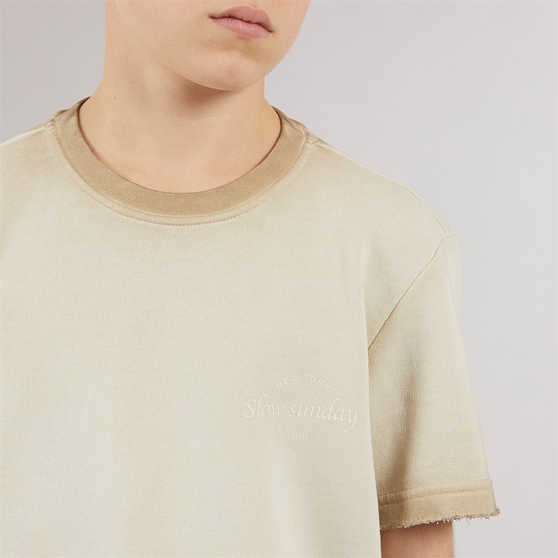 ONLY & SONS Junge Tilmo Life T Shirt Chinchilla