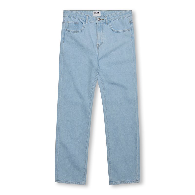 ONLY & SONS 4981 jeansy z prostą nogawką dla chłopca kolor Light Blue Bleached Denim
