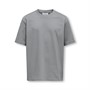 ONLY & SONS Junge Fred Life T-Shirt Ultimate Grey