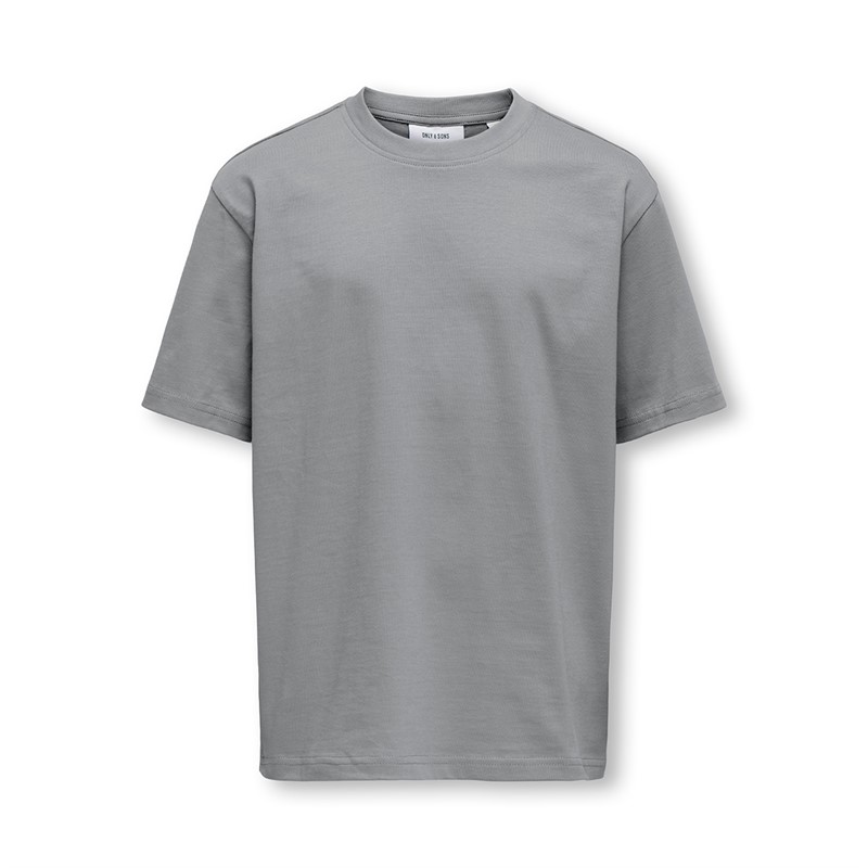 ONLY & SONS Junge Fred Life T-Shirt Ultimate Grey