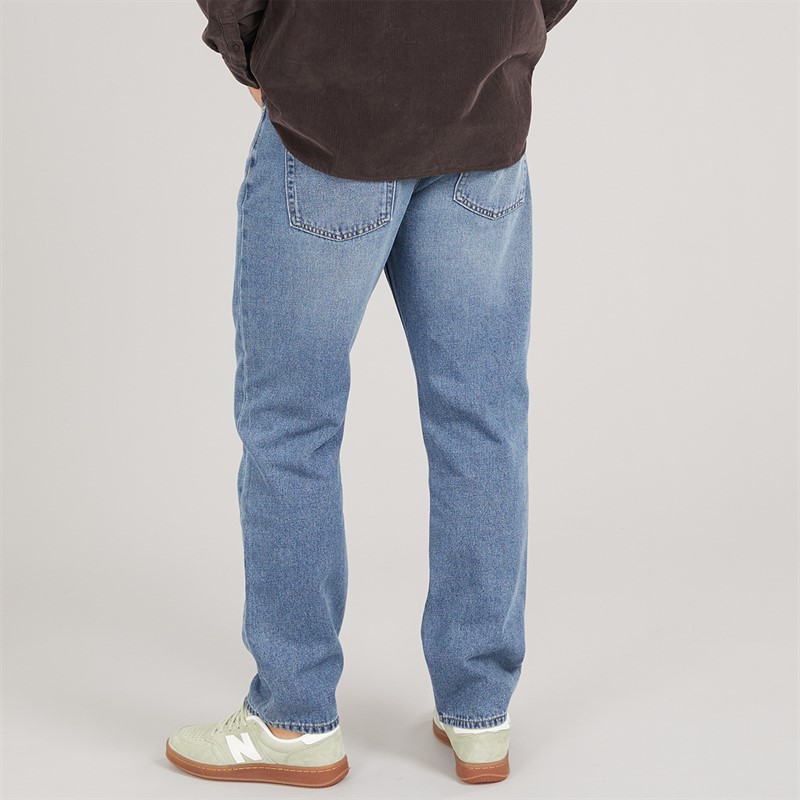 ONLY & SONS Mens Edge Straight Fit Jeans Dark Blue Denim