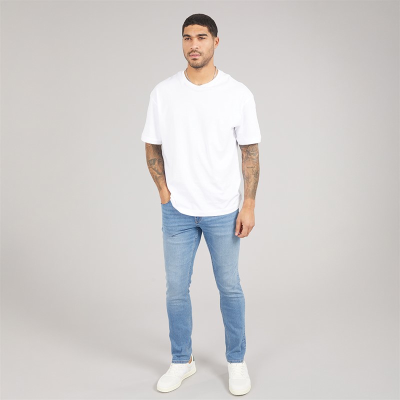 ONLY & SONS Herre Loom Slim Fit Jeans Medium Blue Denim