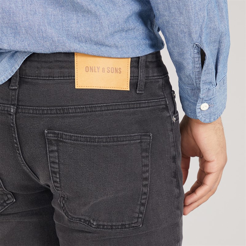 ONLY & SONS Herre Loom Slim Fit Jeans Washed Black