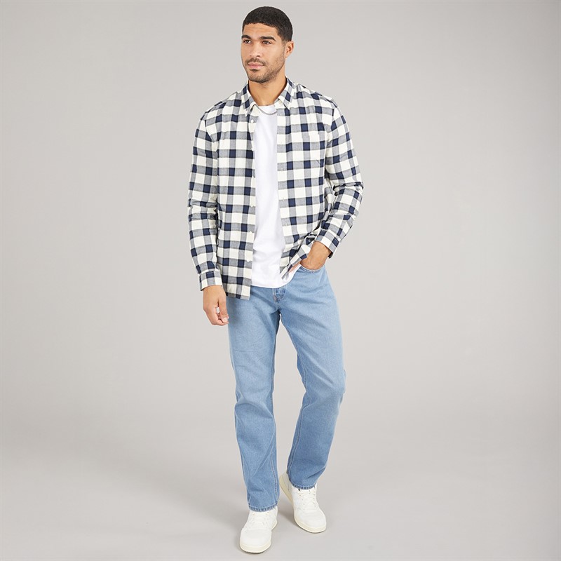 ONLY & SONS Mens Edge Straight Fit Jeans Medium Blue Denim