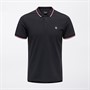 ONLY & SONS Mens Fletcher Slim Polo Shirt Dark Navy/Bright White/Fiery Red