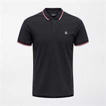 ONLY & SONS Mens Fletcher Slim Polo Shirt Dark Navy/Bright White/Fiery Red