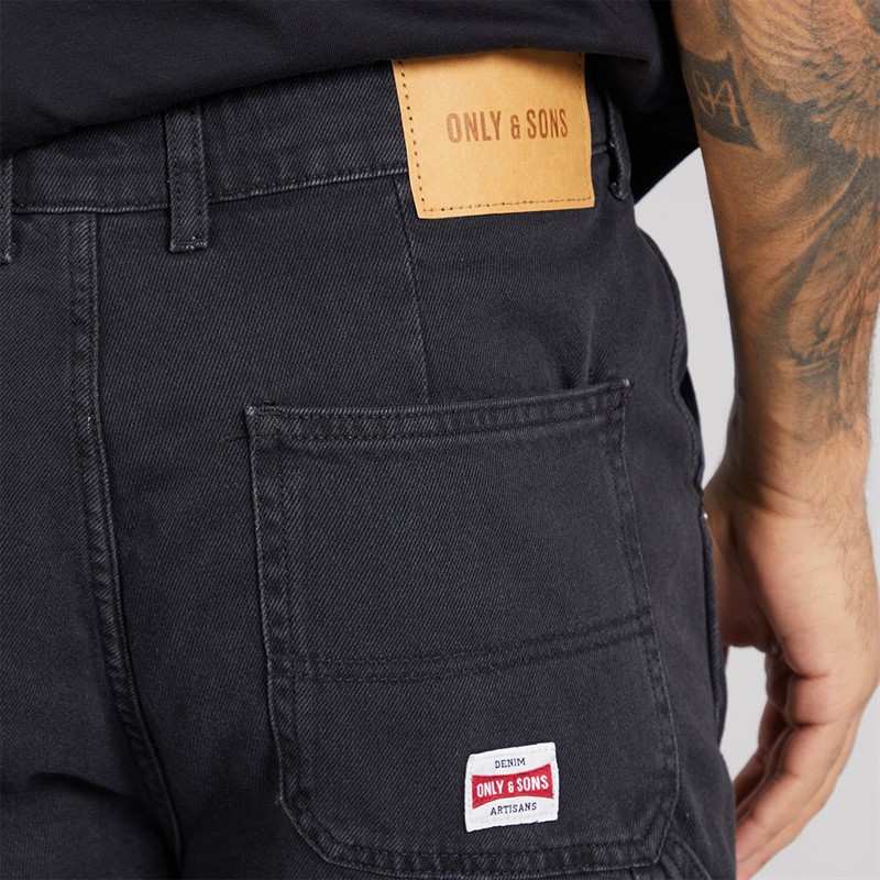 ONLY & SONS Mens Edge Straight Jeans Black