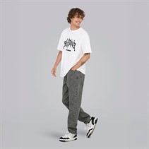 ONLY & SONS Mens Tye Loose Tape Jeans Medium Grey Denim