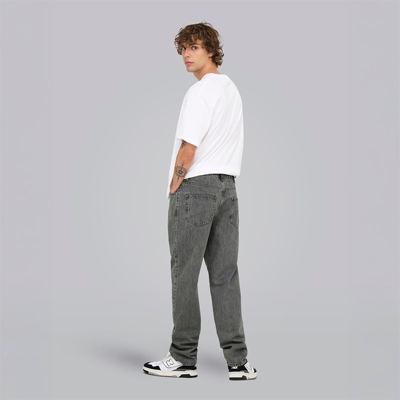 ONLY & SONS Mens Tye Loose Tape Jeans Medium Grey Denim