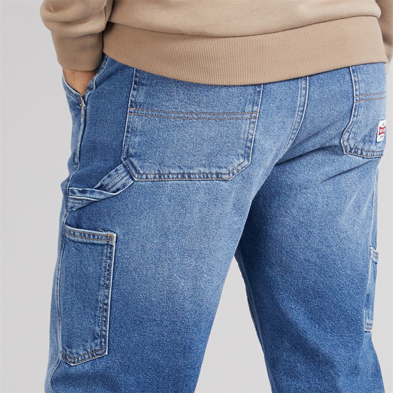 ONLY & SONS Mens Edge Straight Jeans Medium Blue Denim