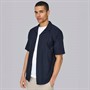 ONLY & SONS Mens Caiden Sol Res Short Sleeve Shirt Night Sky