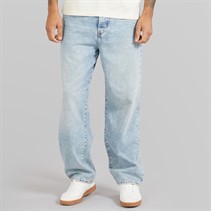 ONLY & SONS Mens Fade Loose Jeans Light Blue Denim