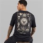 ONLY & SONS Mens Tristan Relaxed T-Shirt Black/Skull