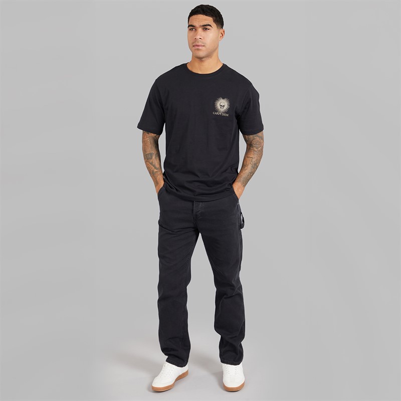 ONLY & SONS Mens Tristan Relaxed T-Shirt Black/Skull