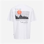 ONLY & SONS Herren Tristan locker geschnittenes Kurzarm T Shirt Bright White/Yosemite