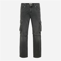ONLY & SONS Herre Edge Lige Jeans Dark Grey Denim