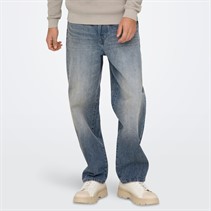 ONLY & SONS Herre Fade Løse Jeans Special Blue Grey Denim