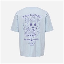 ONLY & SONS Herren Catisfaction T Shirt Relaxed Fit Skyway