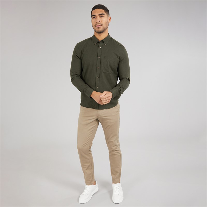 ONLY & SONS Mens Jupiter Long Sleeve Shirt Rosin