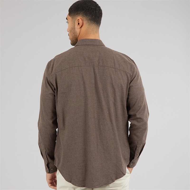 ONLY & SONS Mens Jupiter Long Sleeve Shirt Demitasse